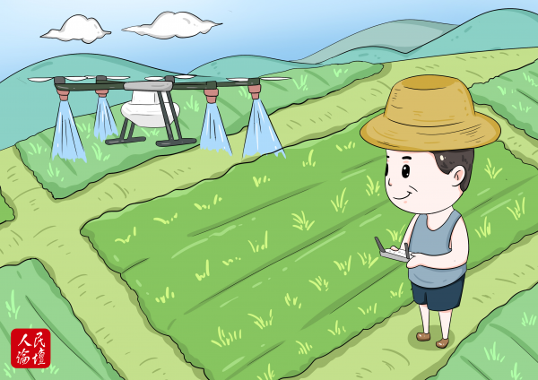 人民论坛漫评智慧农业助力乡村振兴