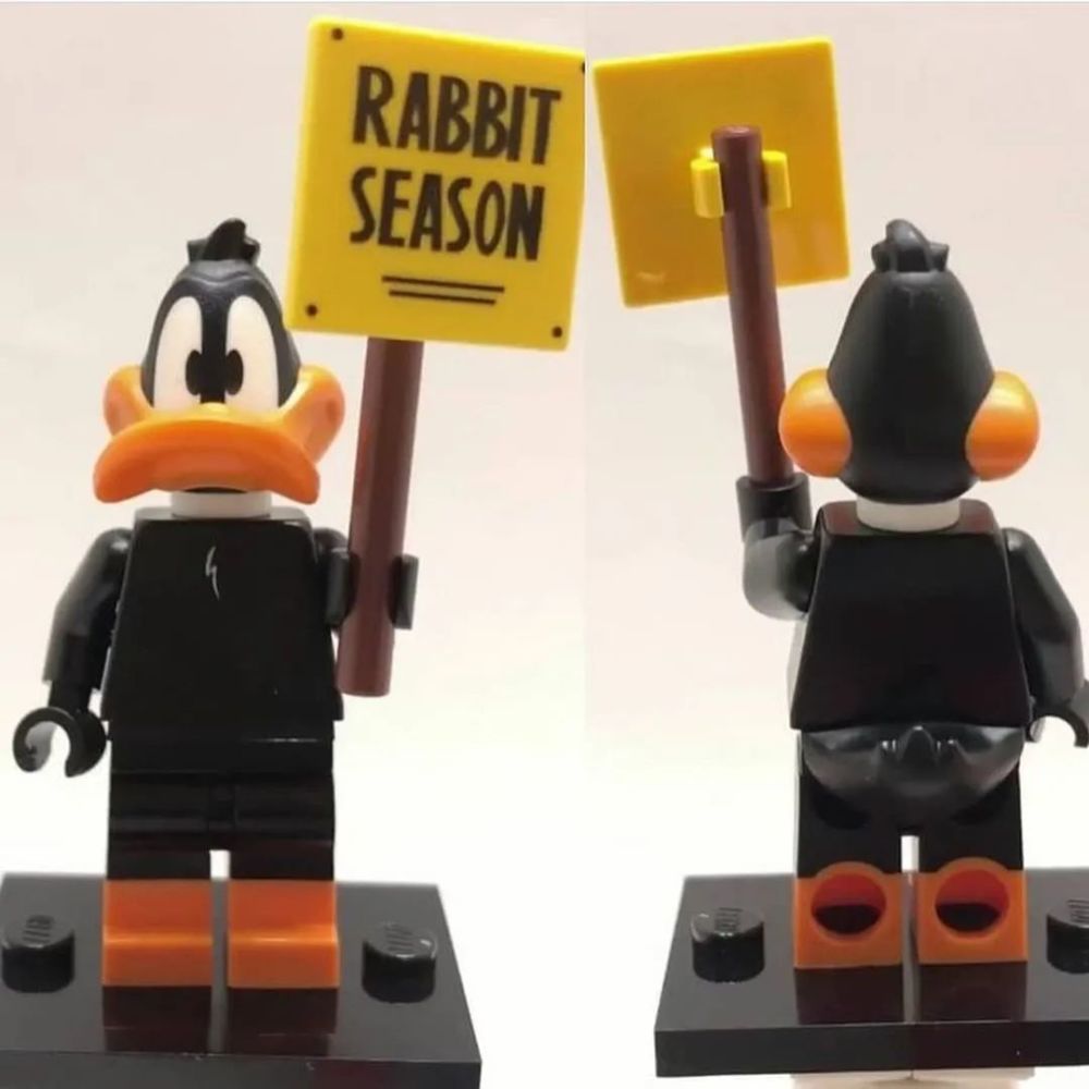 乐高兔八哥人仔抽抽乐来了!看起来真的很可爱