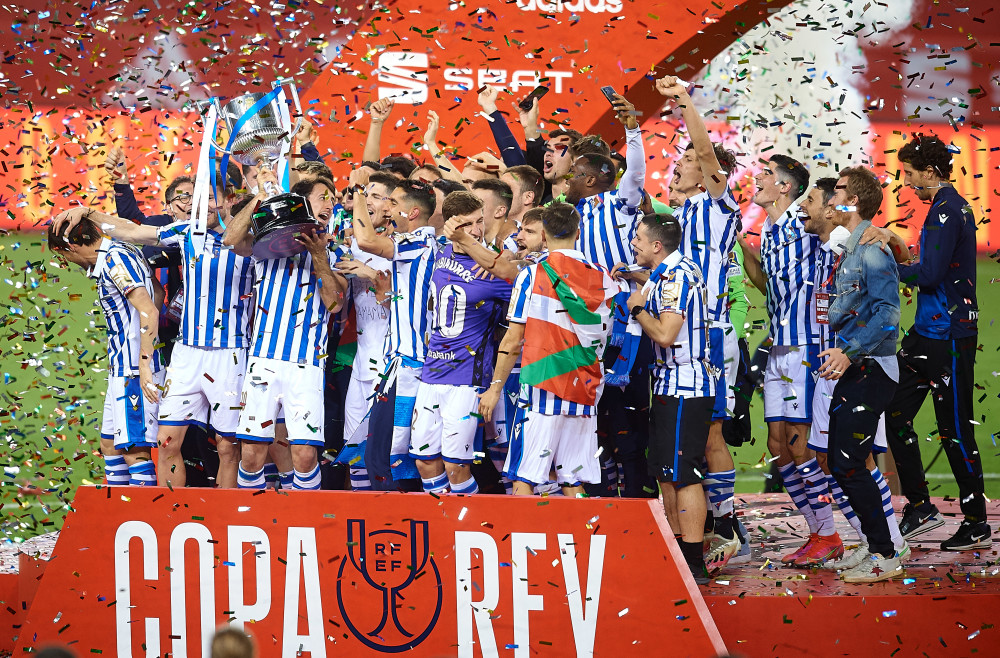 体育足球国王杯皇家社会夺得冠军