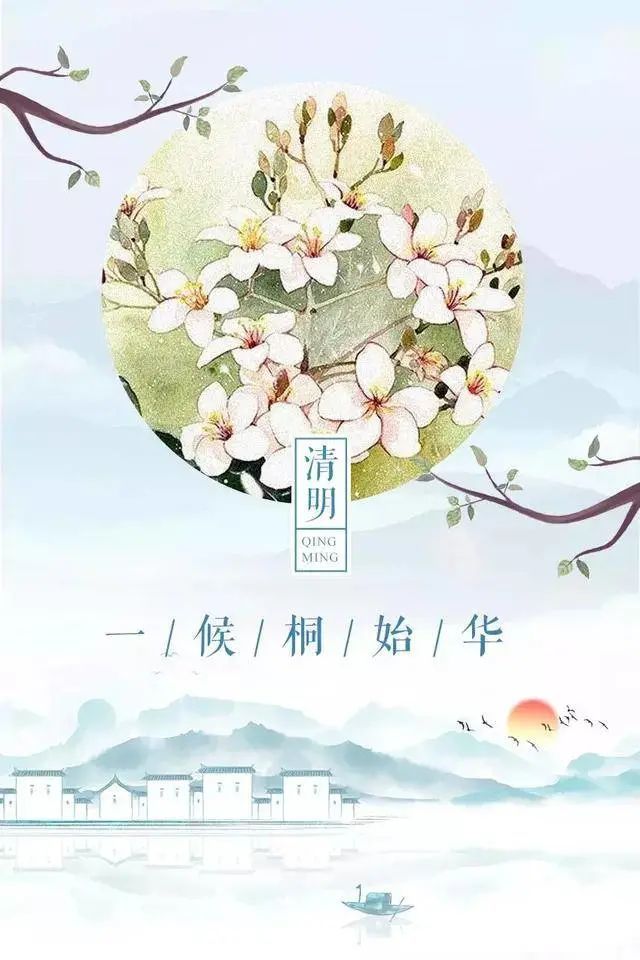 崧泽节气清明三候桐始华田鼠化为鹌虹始见文末福利放送