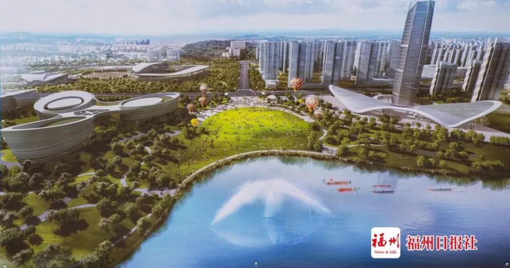 将成为福州最大的绿色生态景观湖建成后湖体水域面积1063亩位于上街
