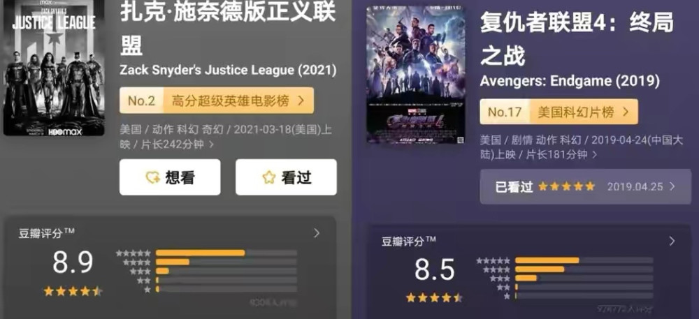 《正义联盟》卷土重来!豆瓣评分9.0?