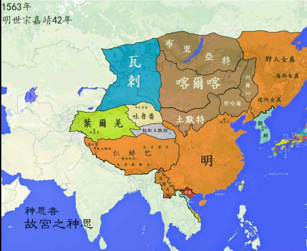 达延汗地图图片