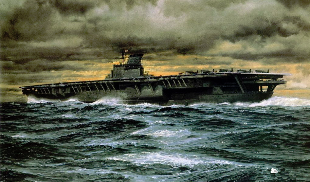 二战日军"信浓"号航母:名副其实的巨无霸,可惜不到一天就沉了_腾讯