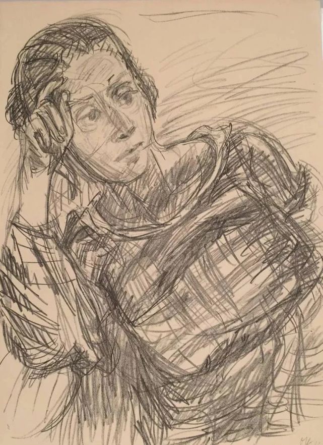 大师素描手稿奥斯卡柯克西卡