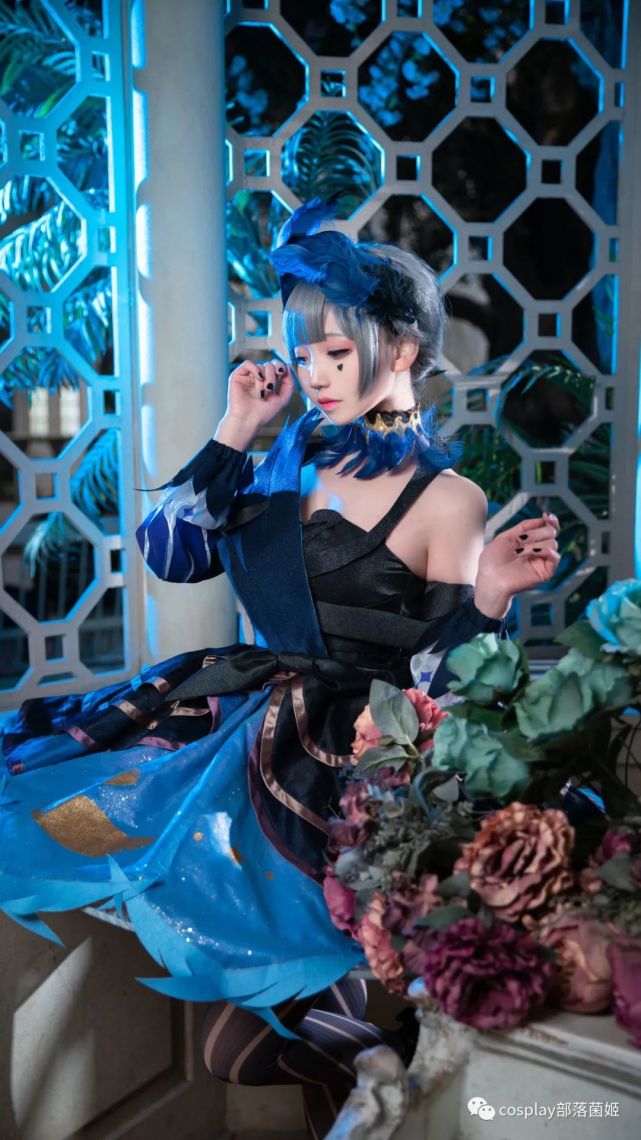 cos:王者荣耀小乔黑天鹅之梦cos正片@楚楚子