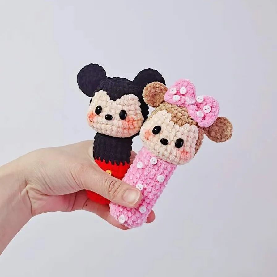 钩针美图|迪士尼口红套