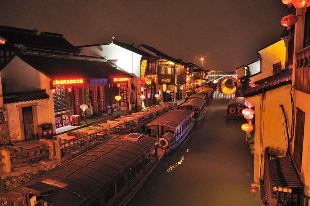 夜游苏州哪些地方景色好看?建议去这四处走走,认识夜晚的苏州