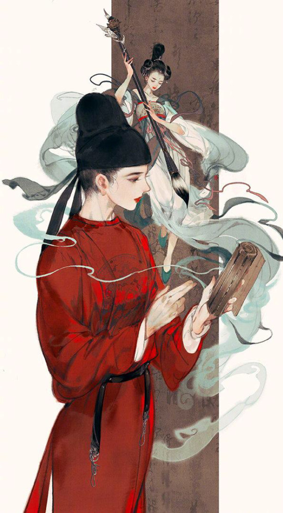九张古风插画|伊吹鸡腿子