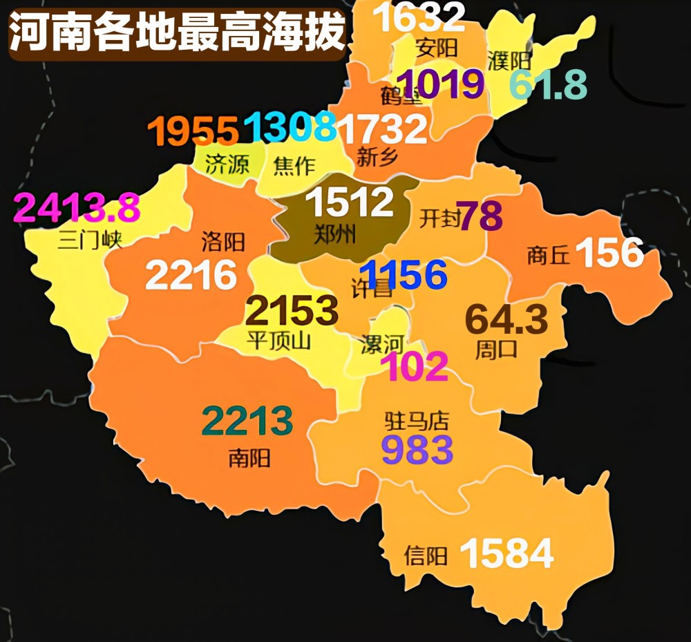 三縣腦——1019米【平頂山】堯山玉皇極頂——2153米【南陽】老界嶺