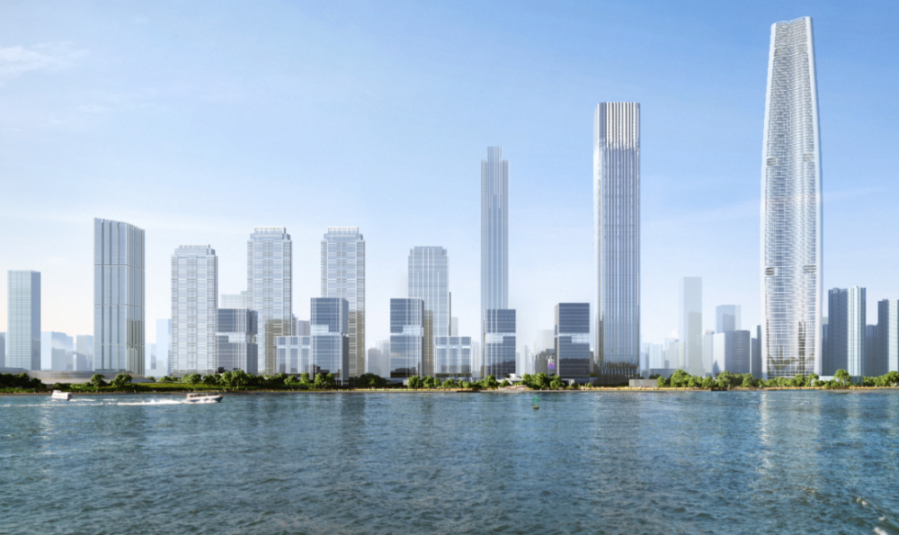 在新的时期,武昌滨江商务区整体定位金融商务中心,随着长江主轴整体