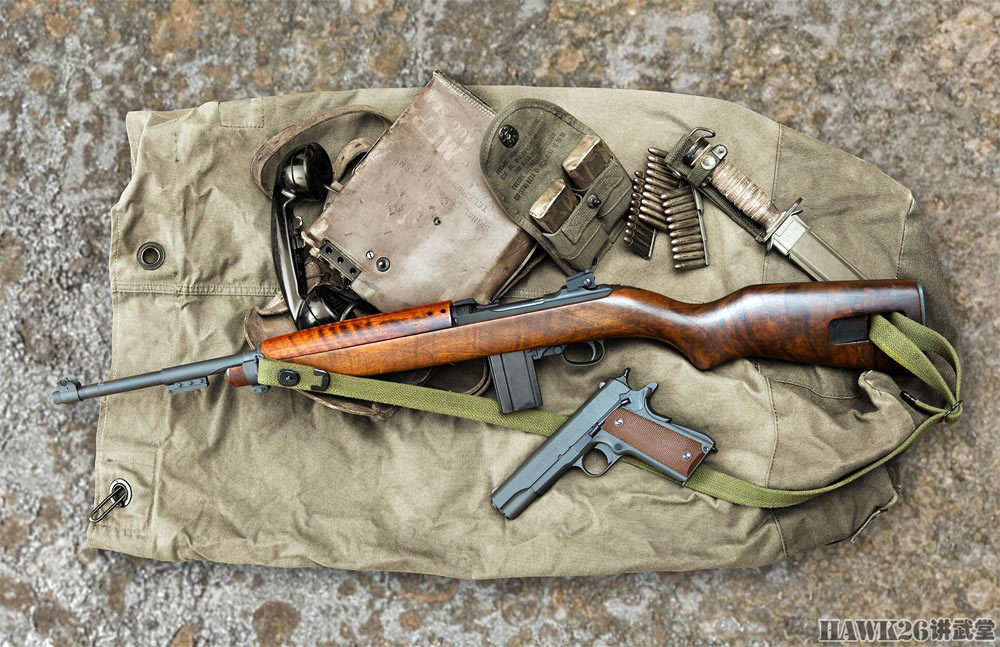 图说:m1卡宾枪 二战美国产量最大的枪械 世界第一种单兵自卫武器_腾讯