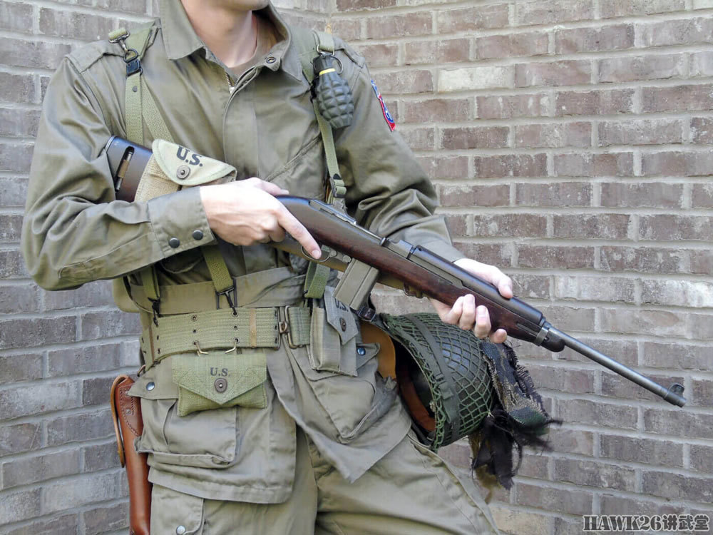 图说:m1卡宾枪 二战美国产量最大的枪械 世界第一种单兵自卫武器_腾讯