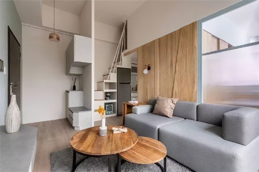 40平小户型设计,质感十足的黑白灰,谁不想有这样一个小窝!_腾讯新闻