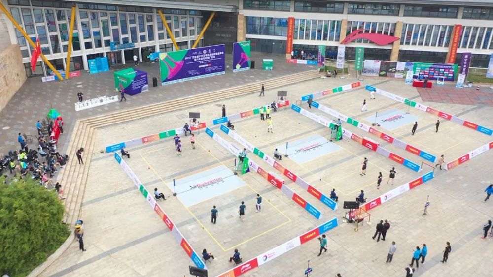 2021年户外羽毛球推广活动在海南陵水和广西南宁举行