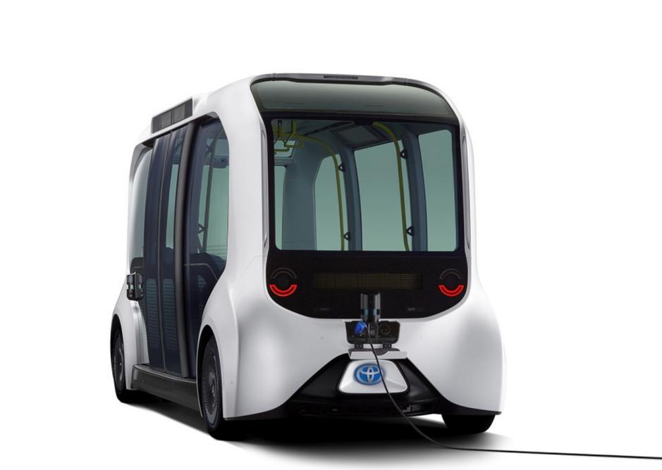 最高时速只有19km/h的丰田e-palette,配l4自动驾驶可放心