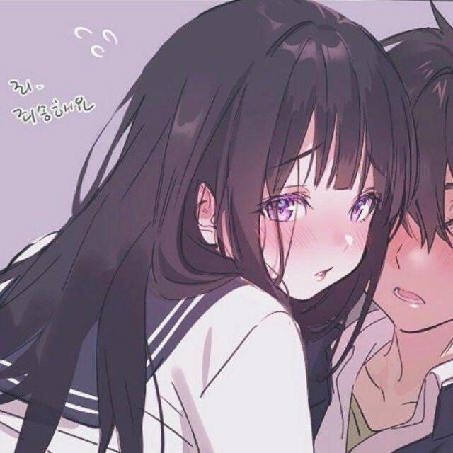 可爱温柔超美动漫情侣头像60