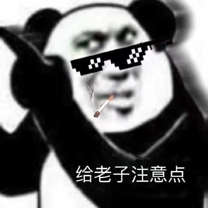 沙雕熊猫表情包