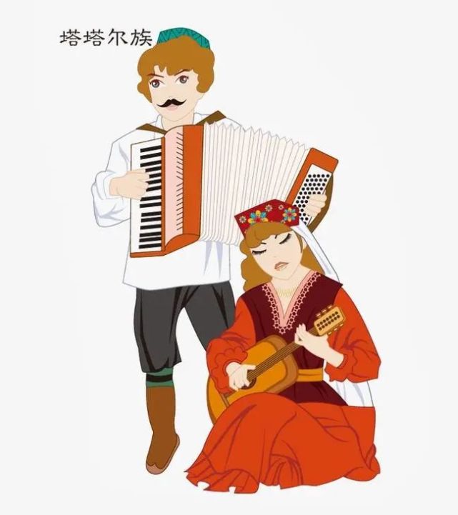 中国56个民族五十塔塔尔族