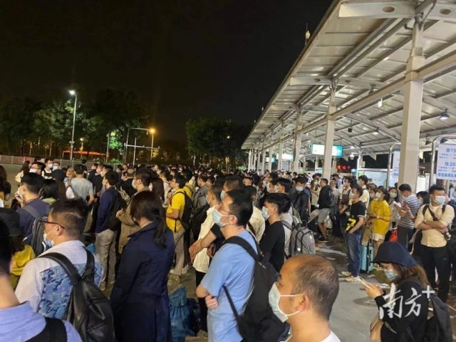 昨夜广州南站大量列车晚点，原因找到了_腾讯新闻