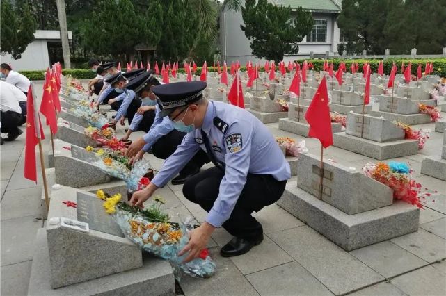 "光荣之家"的称号 白菊朵朵寄哀思 深深情意慰英魂 每到清明节 崇左