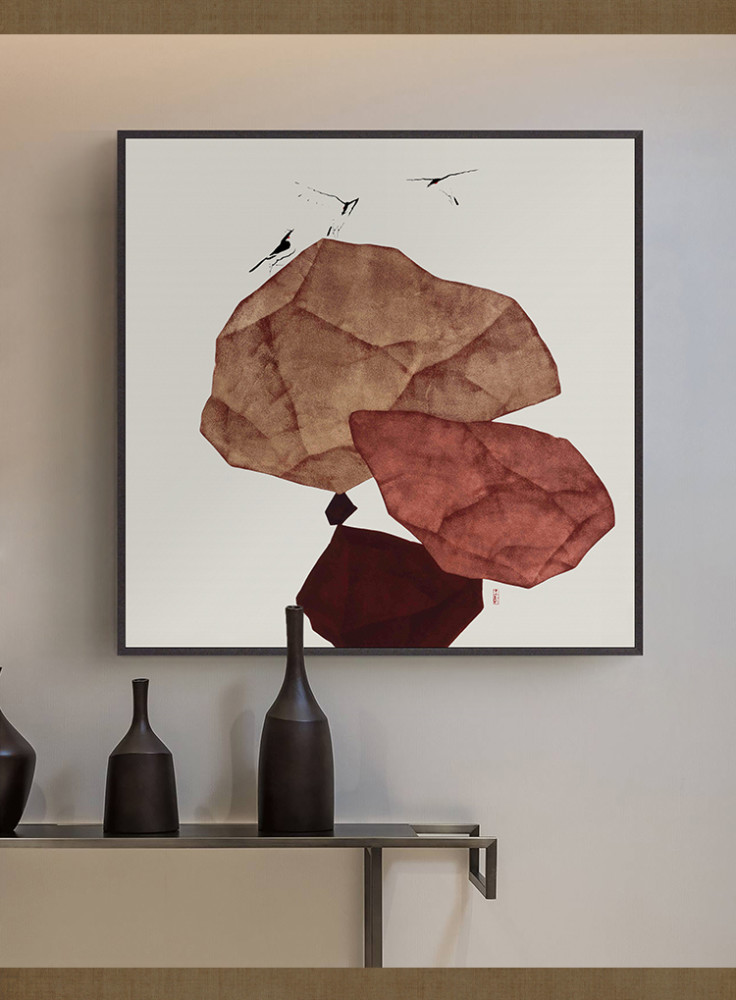 (尚峰)新中式中国风玄关装饰画