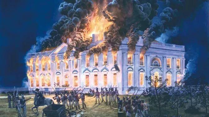 直捣黄龙,一举攻破美国首都华盛顿,还一把火烧了白宫和国会大厦!