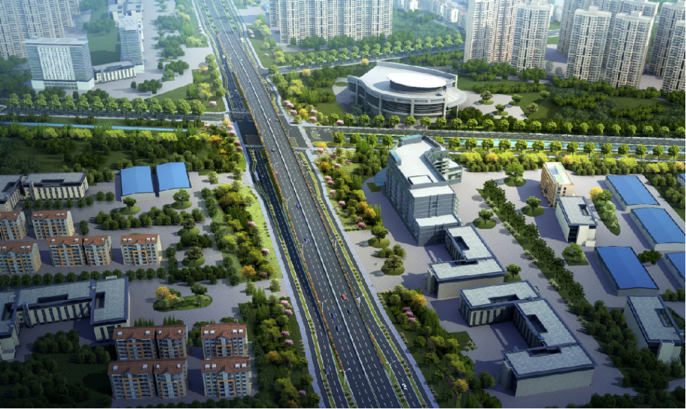 金粮路跨线桥正式通车 羊西线全线"敞跑"