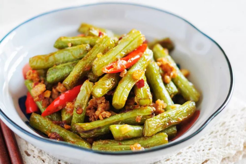 干煸豆角,麻辣鲜香_腾讯新闻