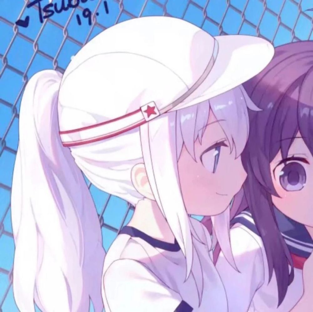 动漫闺蜜头像天下没有不散的筵席但如果你请客我可以陪你多吃一会