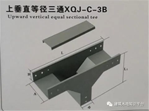 上边垂直等径三通桥架专用螺栓桥架接地螺栓爬坡弯通爬高喇叭口趴低