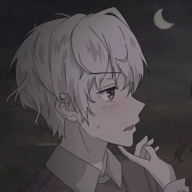 动漫情头春来的时候我在花丛中等你