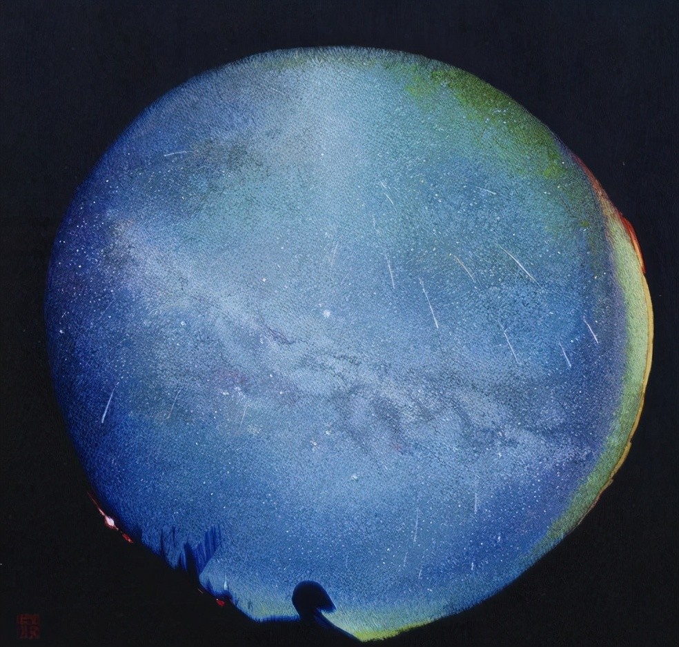 以针代笔以线着色苏州绣娘陈英华再现绚烂星空天文奇观