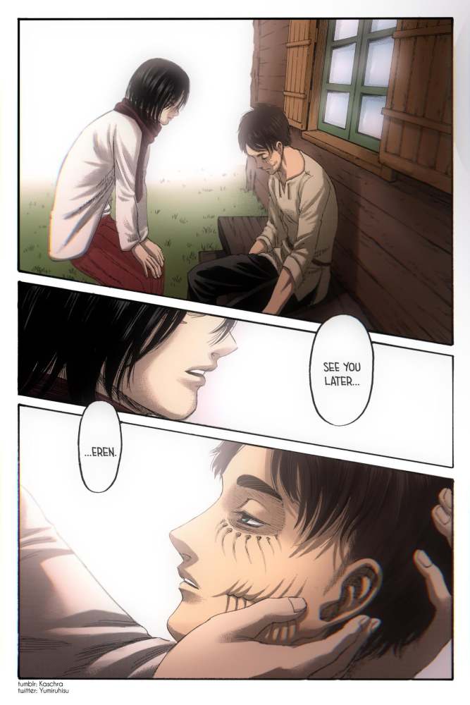 《进击的巨人》139最终话情报,三笠为艾伦守墓,兵长坐上轮椅_腾讯新闻