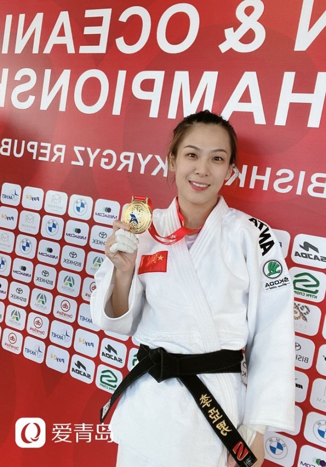 好样的青岛嫚李亚男斩获亚太柔道锦标赛首枚金牌