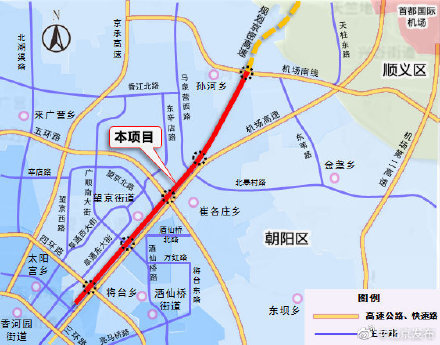 京密路新建高架桥快速路年底有重要进展