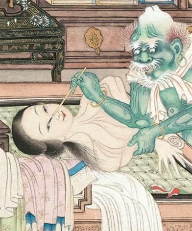 清朝有一无名画师,画了一幅无名女鬼图,网友:看久让人感到不适_腾讯