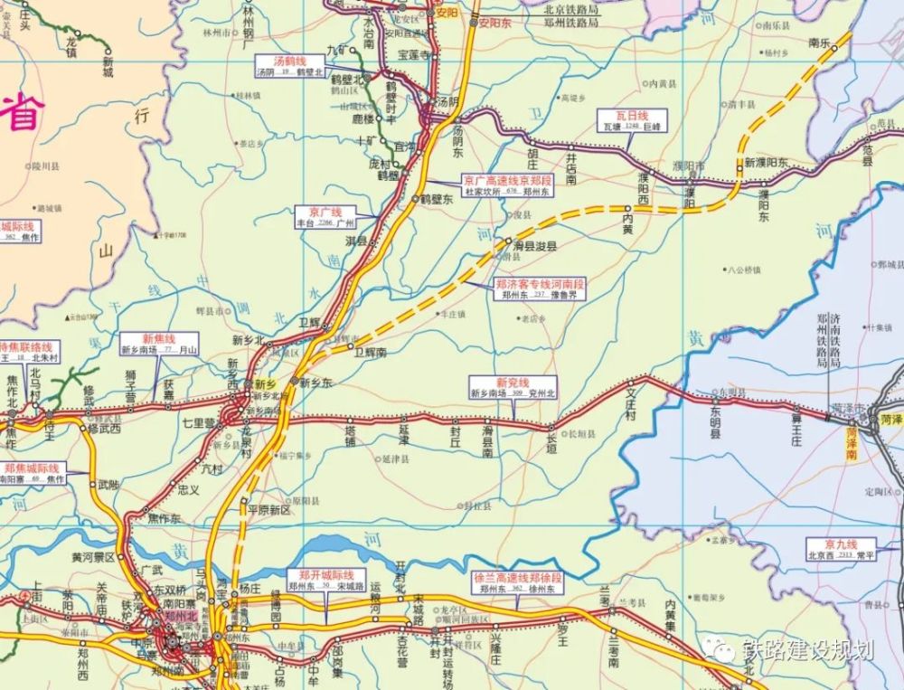 郑济高铁途径内黄县中召乡,梁庄镇,涉及7个行政村:梁庄镇的白庄,中召