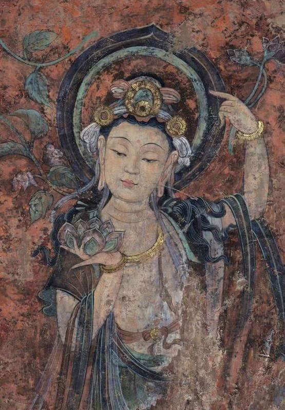 从敦煌壁画中我们能发现有很多神灵形象,比如(佛,菩萨等),也有俗人