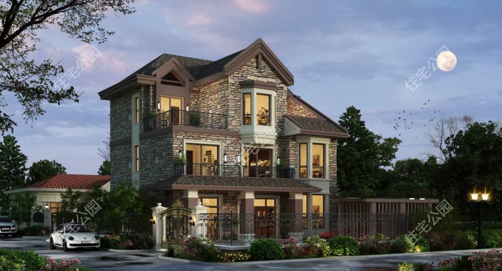 农村房子想建的不一样?看看这4套别墅图纸,颜值一套比一套高