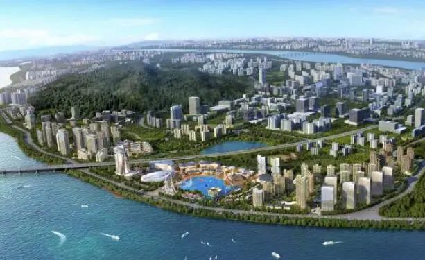 分别为福州湾一期,二期,三江口文化旅游城和泰禾江湾商住中心.