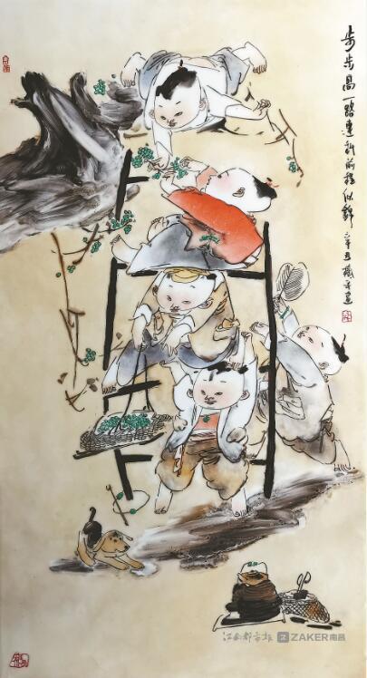 从画界老顽童到红色瓷画家彭树平与他的瓷画艺术