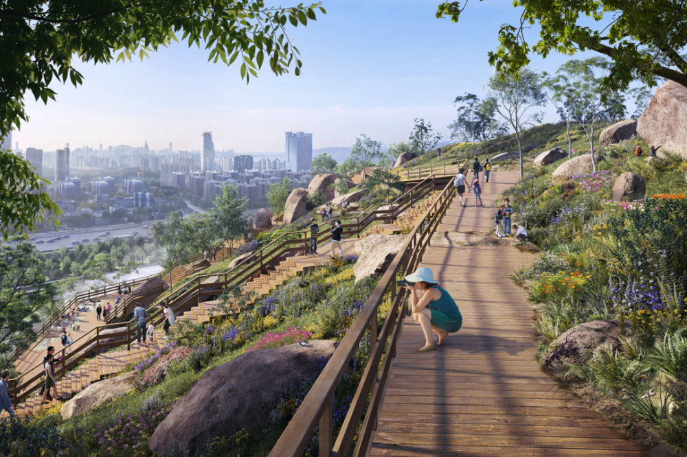 福田将迎来新晋地标!"城市生态艺术客厅"——安托山自然艺术公园开工