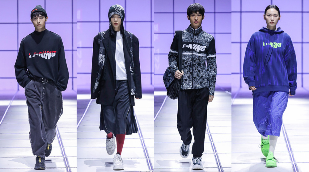 中国李宁21秋冬潮流发布#代言人云走秀!