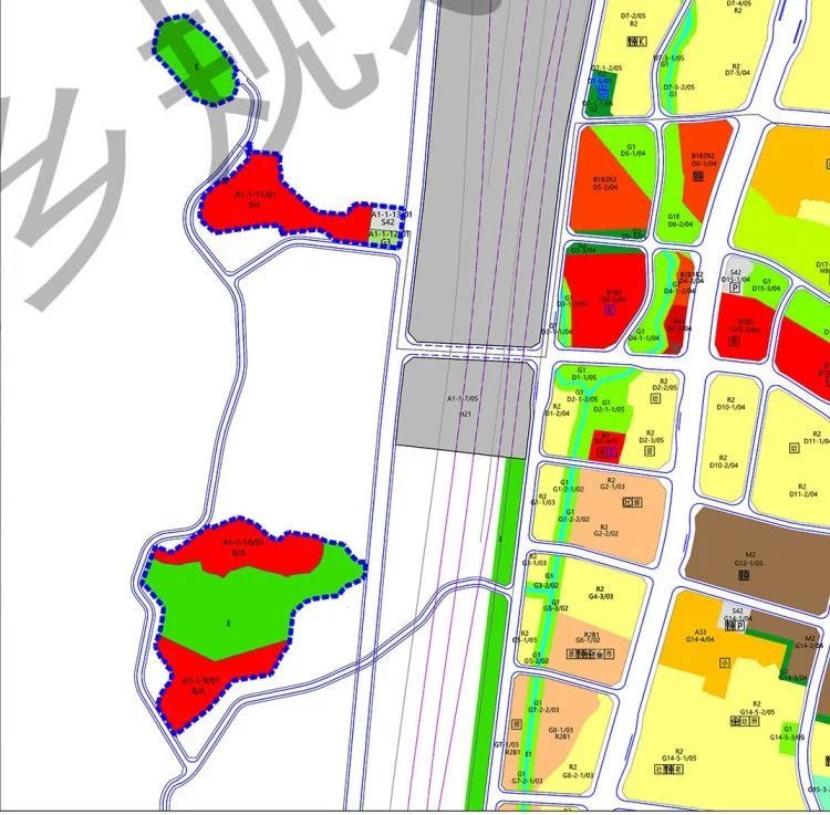 中梁山組團i01-1-1等地塊控制性修改方案公示申請單位:九龍坡區規劃和