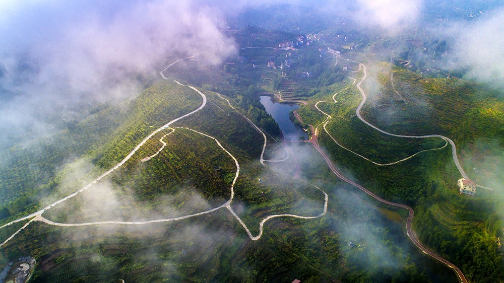 重庆忠县:青山绿水小李村
