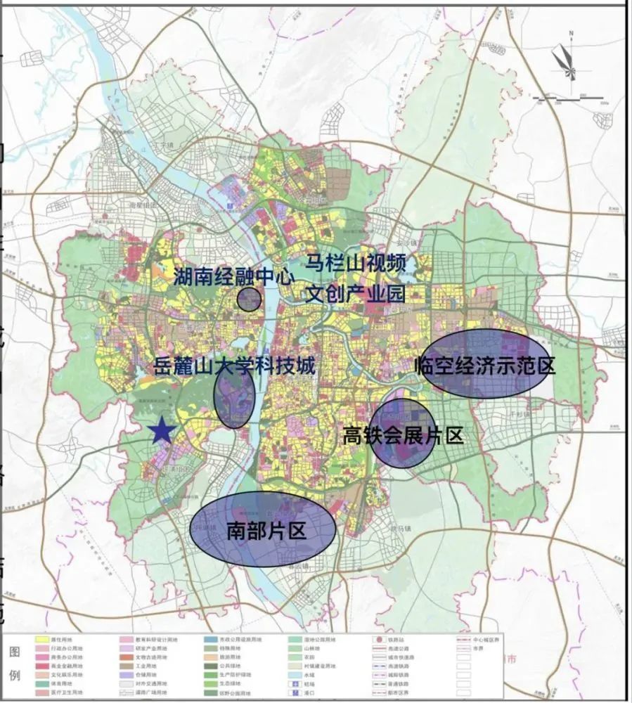 长沙高新区未来规划图图片