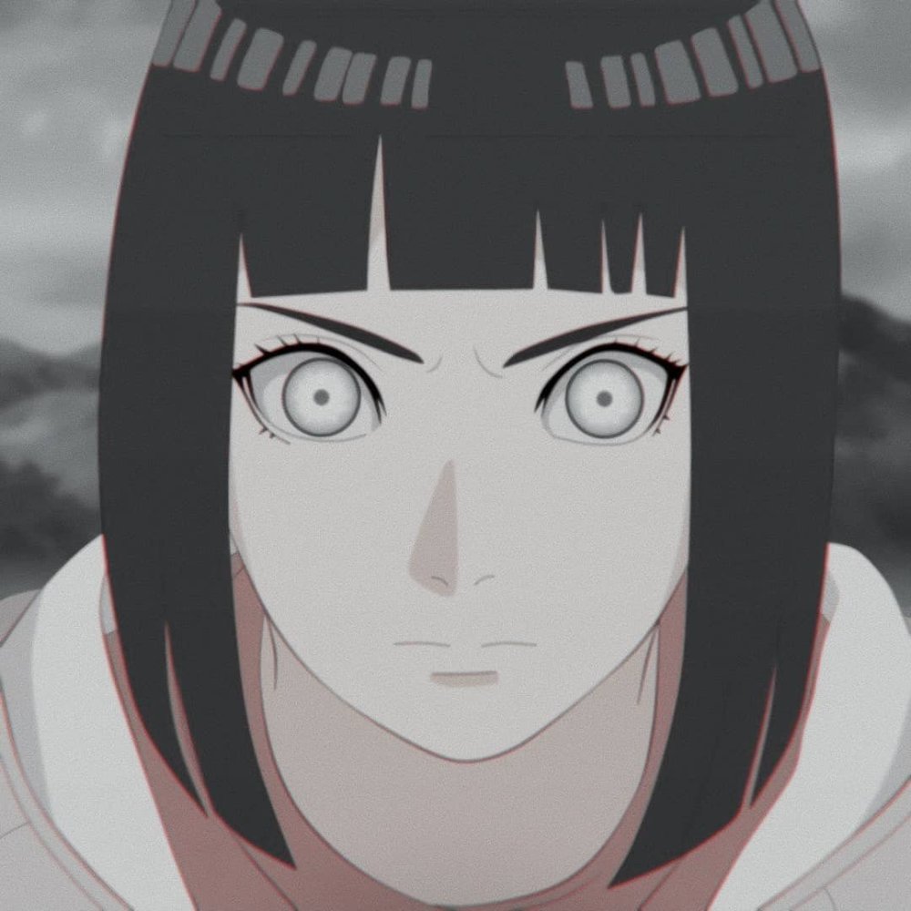 动漫头像:火影忍者雏田暗部头像,木叶第一女神的颜值