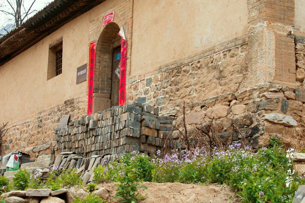 去车轱辘坨踏青桃花盛开春水潺潺