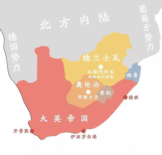 为了躲避英国人,1836年布尔人农场主们不得已放弃自己的牧场,房子,坐